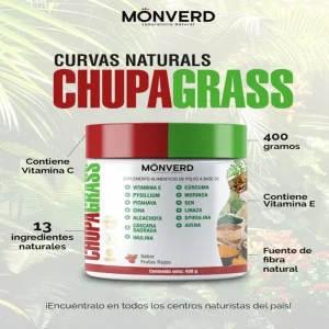 Chupagrass Curvas Naturales - 400 gramos (Monverd)