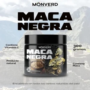 Maca Negra en Polvo - 300 gramos (Monverd)