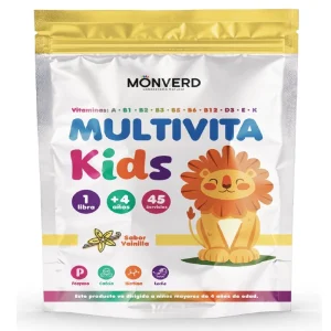 Multivita Kids – Vainilla 450 gramos (Monverd)