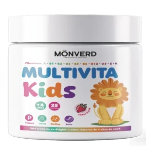 Multivita Kids - Fresa 250 gramos (Monverd)