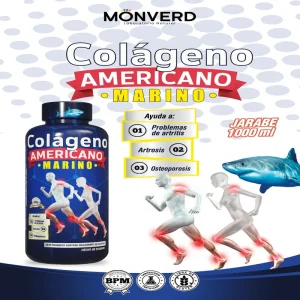 Colágeno Americano Marino - Jarabe 1 Litro (Monverd)