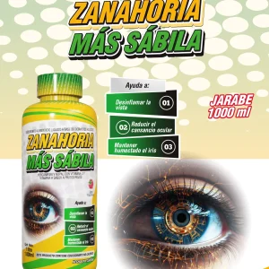 Zanahoria + Sábila - Jarabe 1 Litro (Monverd)