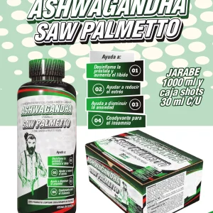Ashwagandha + Saw Palmetto - Jarabe 1 Litro (Monverd)