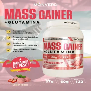 Mass Gainer + Glutamina - 4 Libras (Monverd)