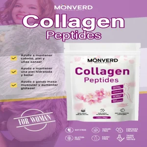 Collagen Peptides para Mujer - 2 Libras (Monverd)