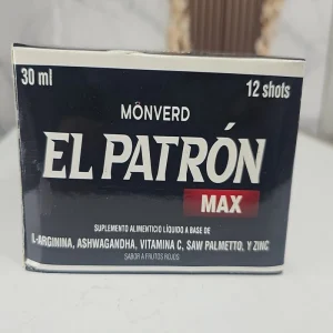 El Patrón MAX – Caja de 12 Shots de 30ml c/u (Monverd)