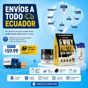 KIT FINESS FUNDA 1PROTEINA 4LB + 1 CREATINA 300 GR + 1 SHAKER