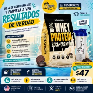 KIT FITNESS 1 PROTEINA FUNDA OREO 4LB + 1 SHAKER